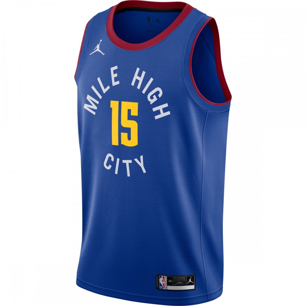 Nikola Jokic Denver Nuggets Jordan Brand 2020/21 Swingman Jersey - Statement Edition - Blue-Pro Kit Vault | Brand New 26/27 Sports Jerseys